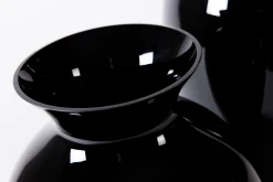 Flamant Adina, Vaas, Zwart, Mondgeblazen, 70Cm