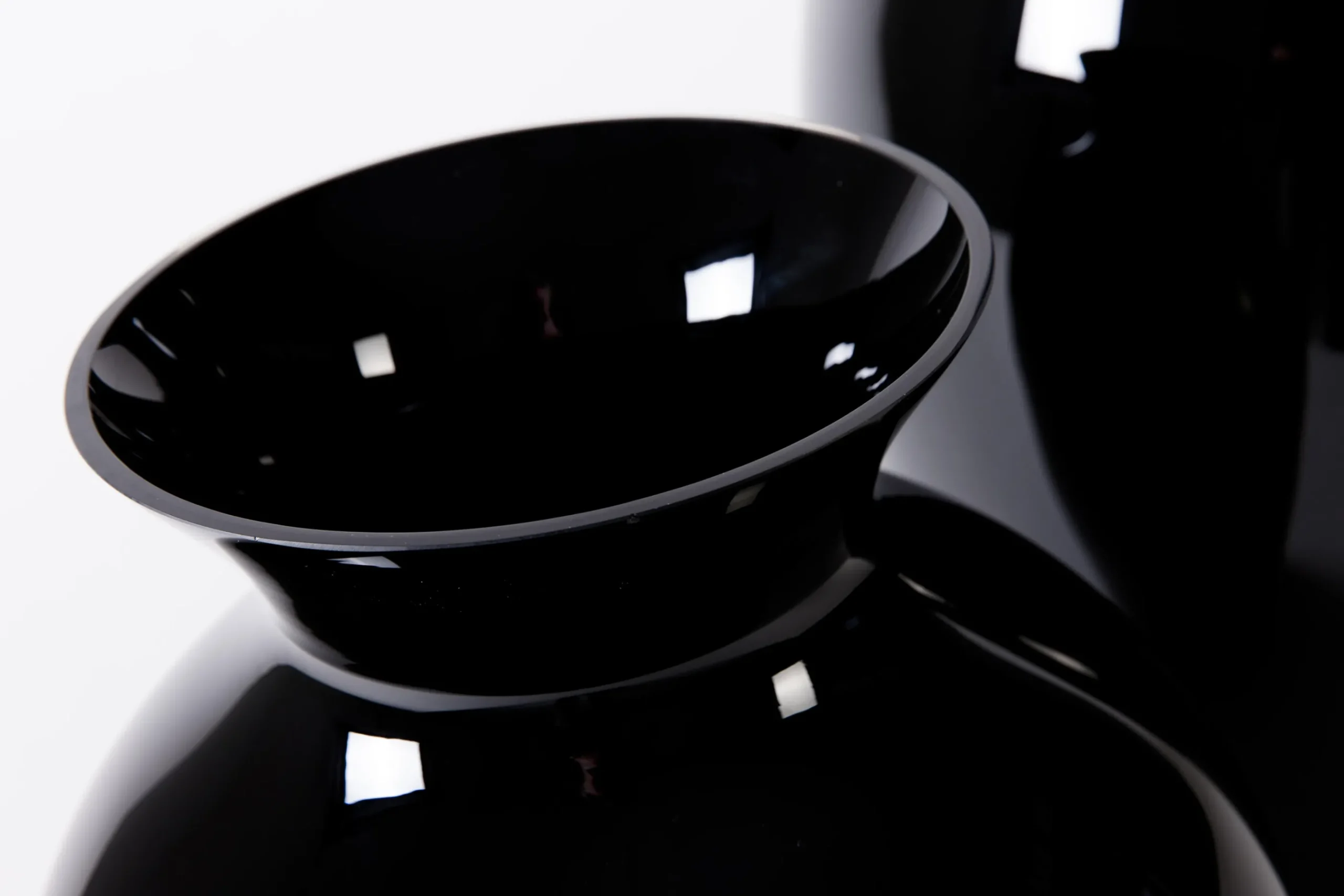 Flamant Adina, Vaas, Zwart, Mondgeblazen, 70Cm