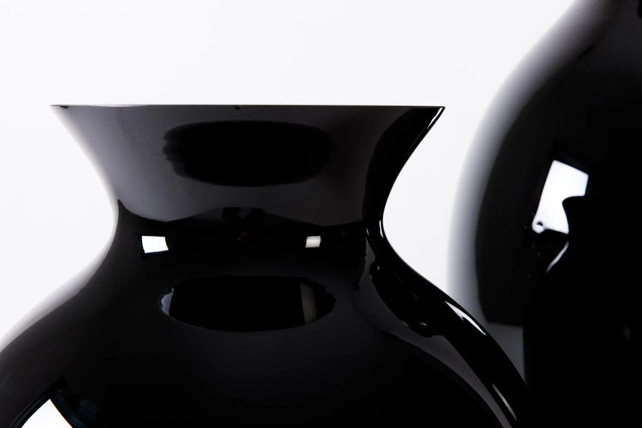 Flamant Adina, Vaas, Zwart, Mondgeblazen, 70Cm