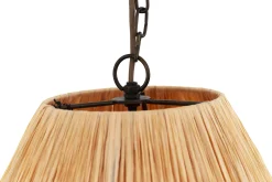 Flamant Aimee, Hanglamp, Raffia En Ijzer, S