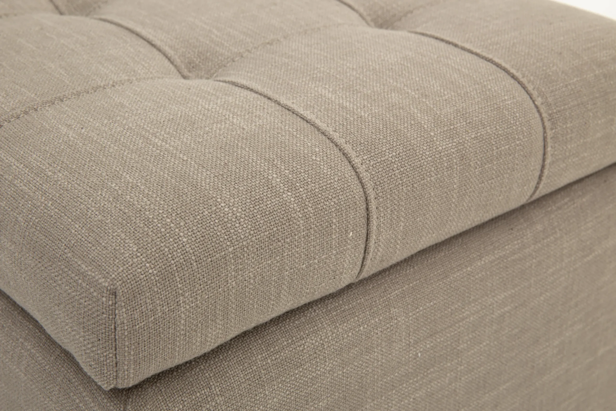 Flamant Aubiz, Poef, Stof, Met Deksel