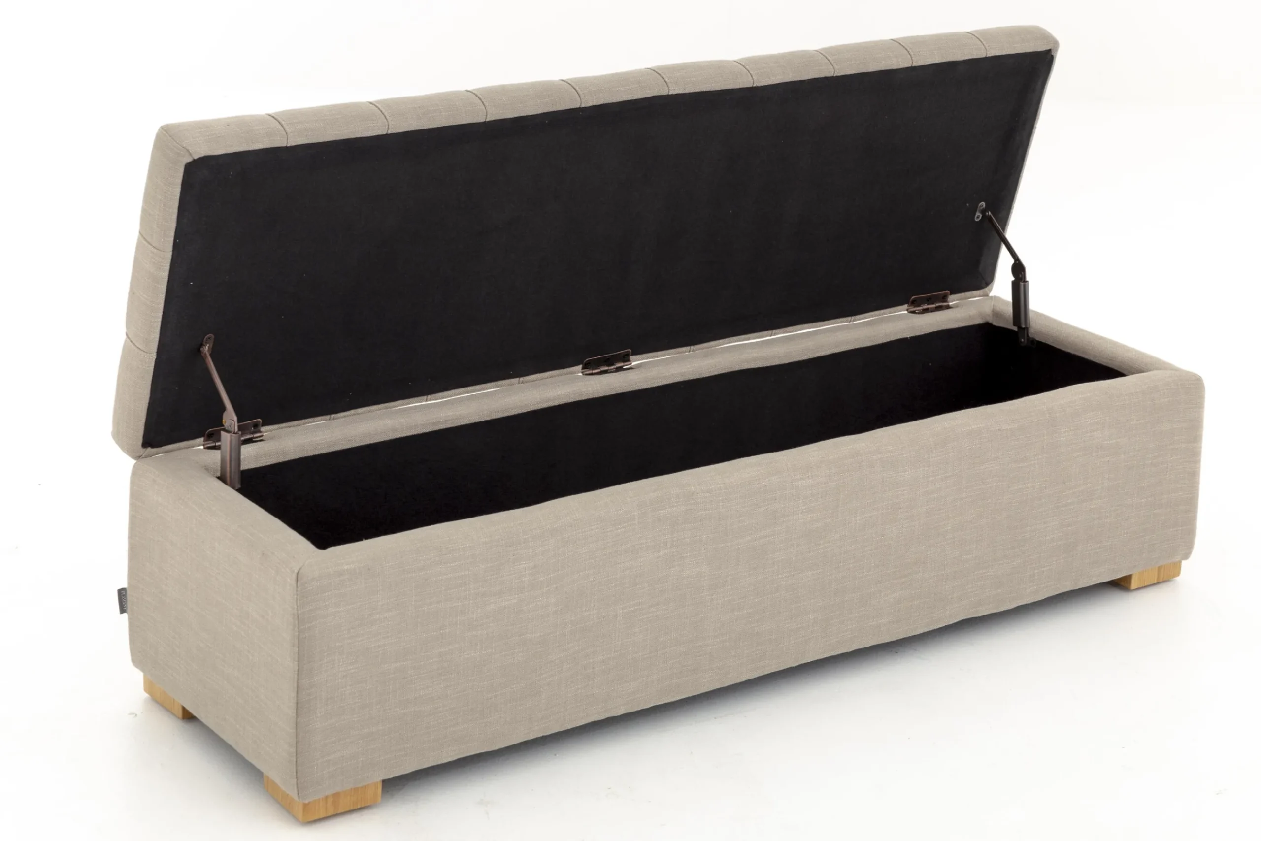 Flamant Aubiz, Poef, Stof, Met Deksel