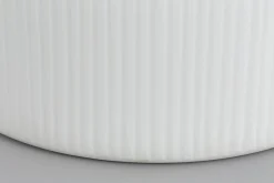 Flamant Ayla, Vaas, Glas, Wit, O22X27H