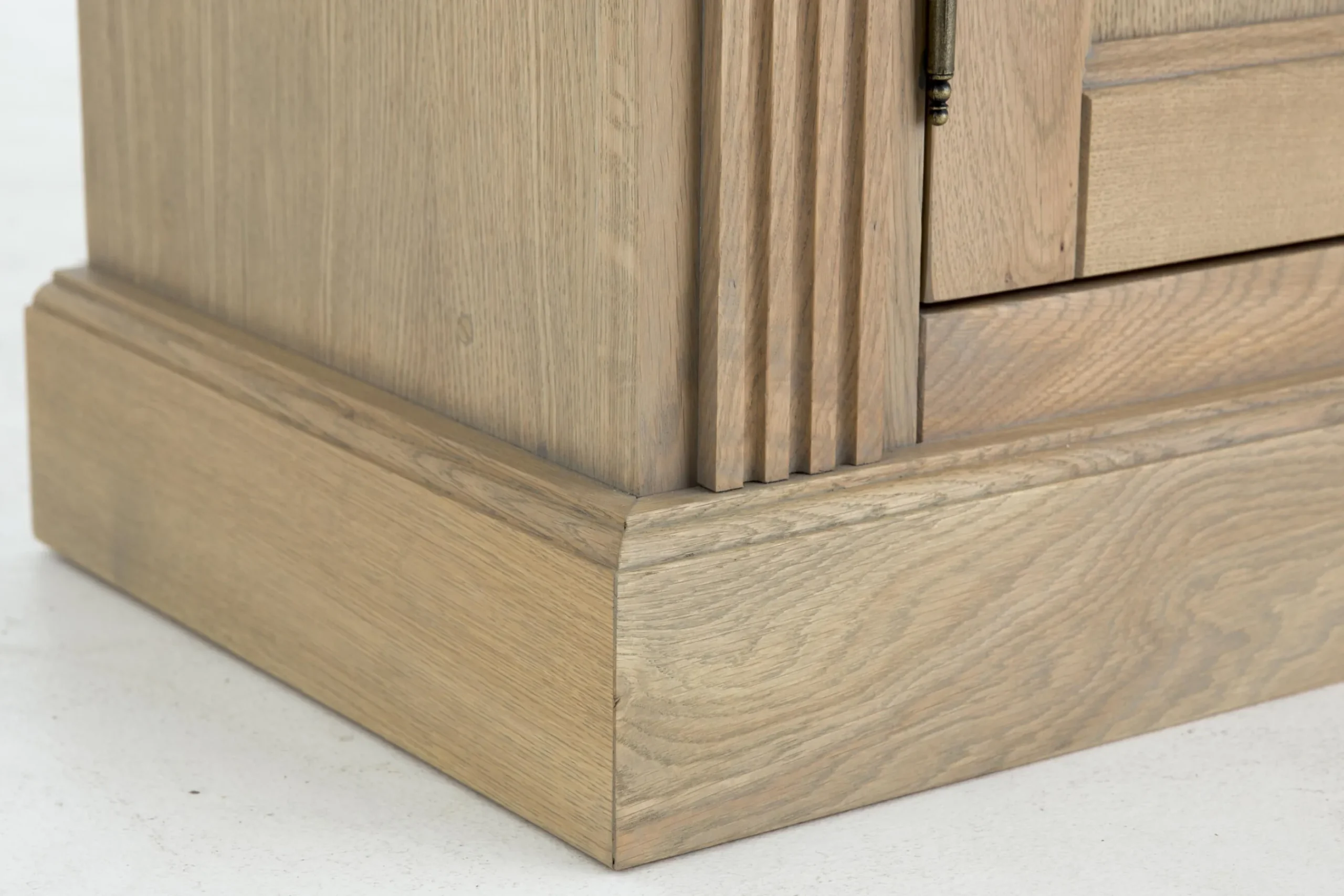 Flamant Balmore, Boekenkast, Verweerd Eiken, 3-Delig, Met Ladder