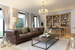 Flamant Balmore, Boekenkast, Verweerd Eiken, 3-Delig, Met Ladder