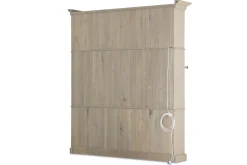 Flamant Balmore, Boekenkast, Verweerd Eiken, 2-Delig, Met Ladder