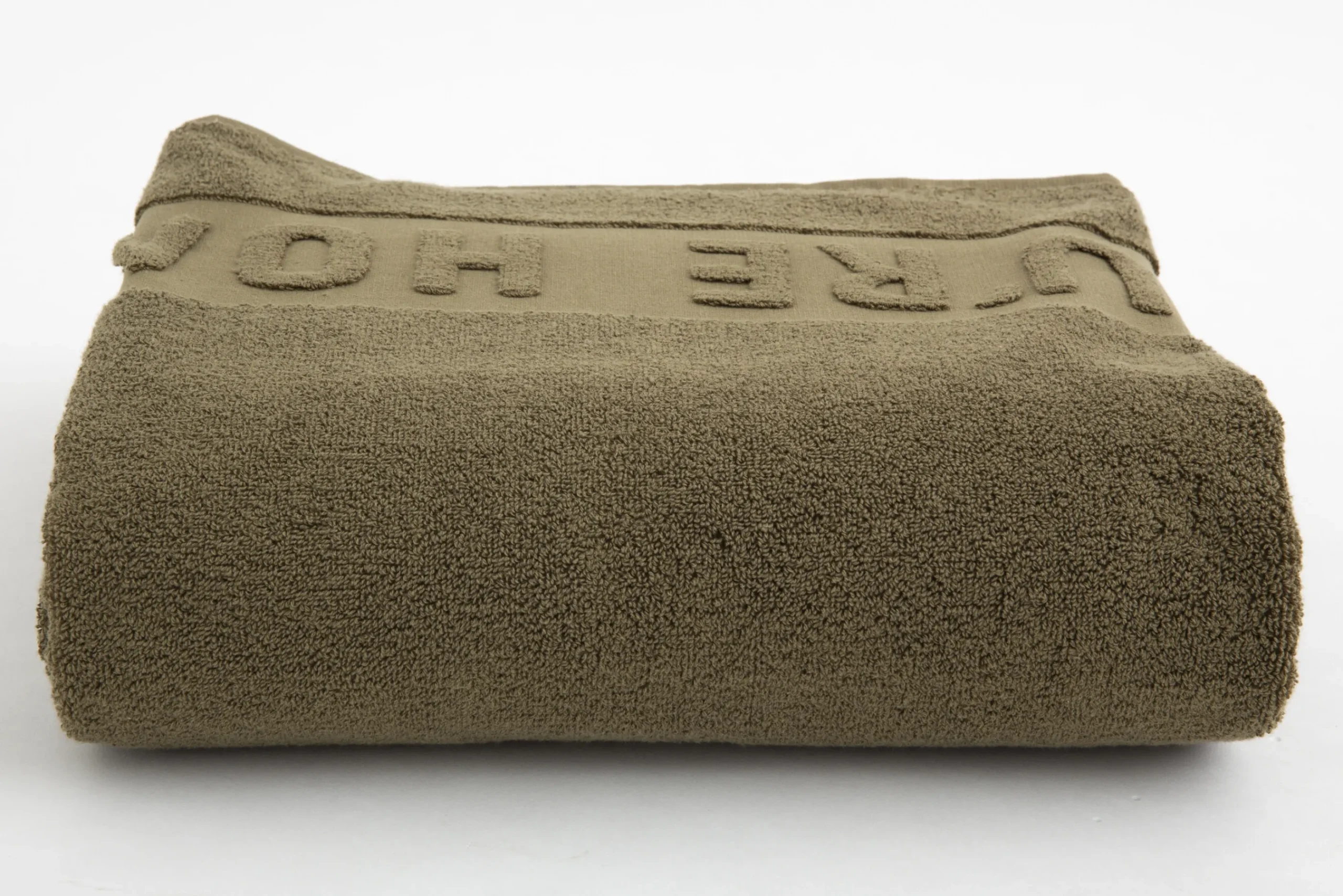 Flamant Baobao, Badhanddoek, Kaki, 100X180 Cm