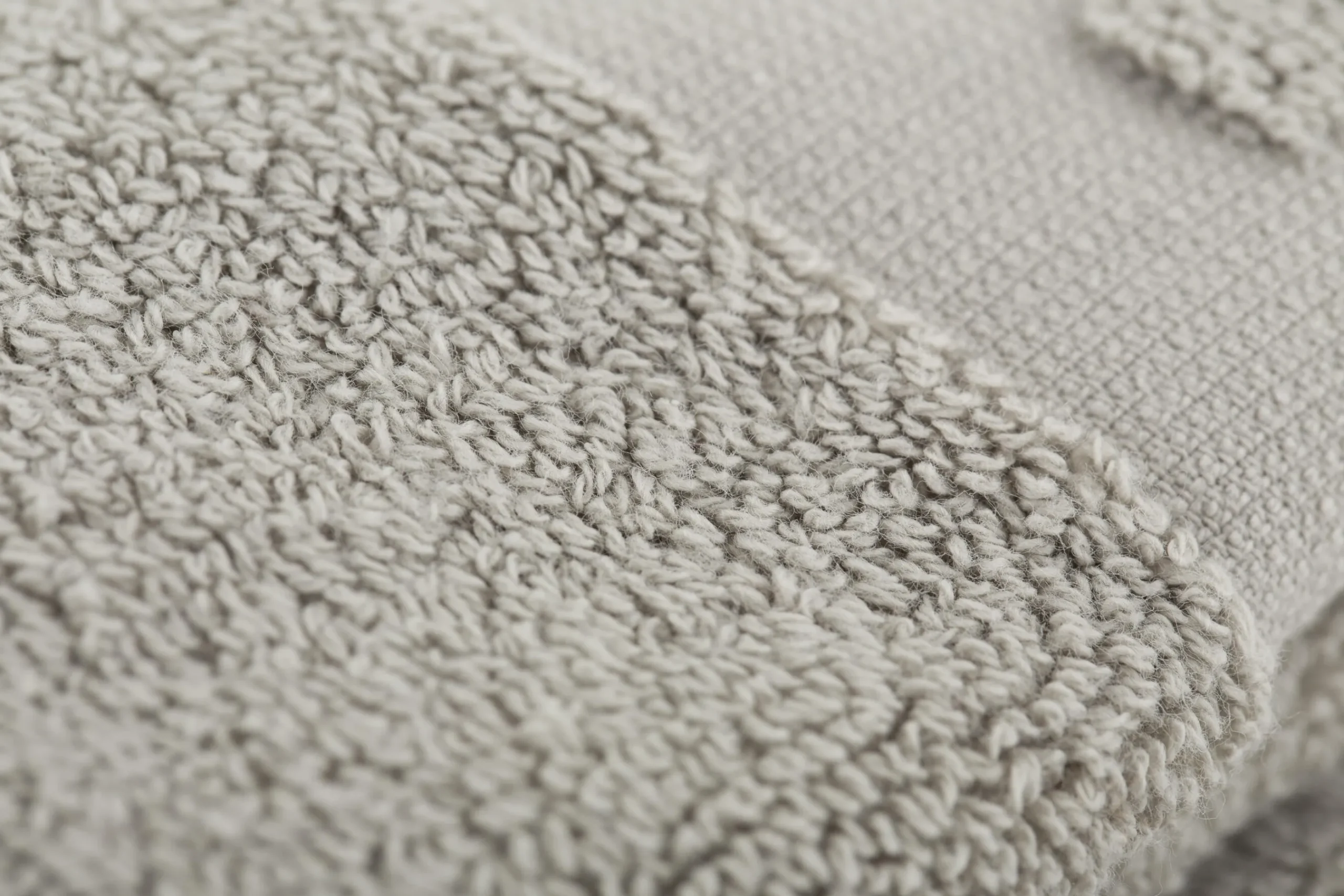 Flamant Baobao, Badhanddoek, Lichtgrijs, 100X180 Cm