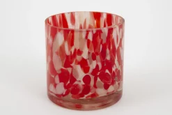 Flamant Bardi, Theelichthouder, Glas, Rood
