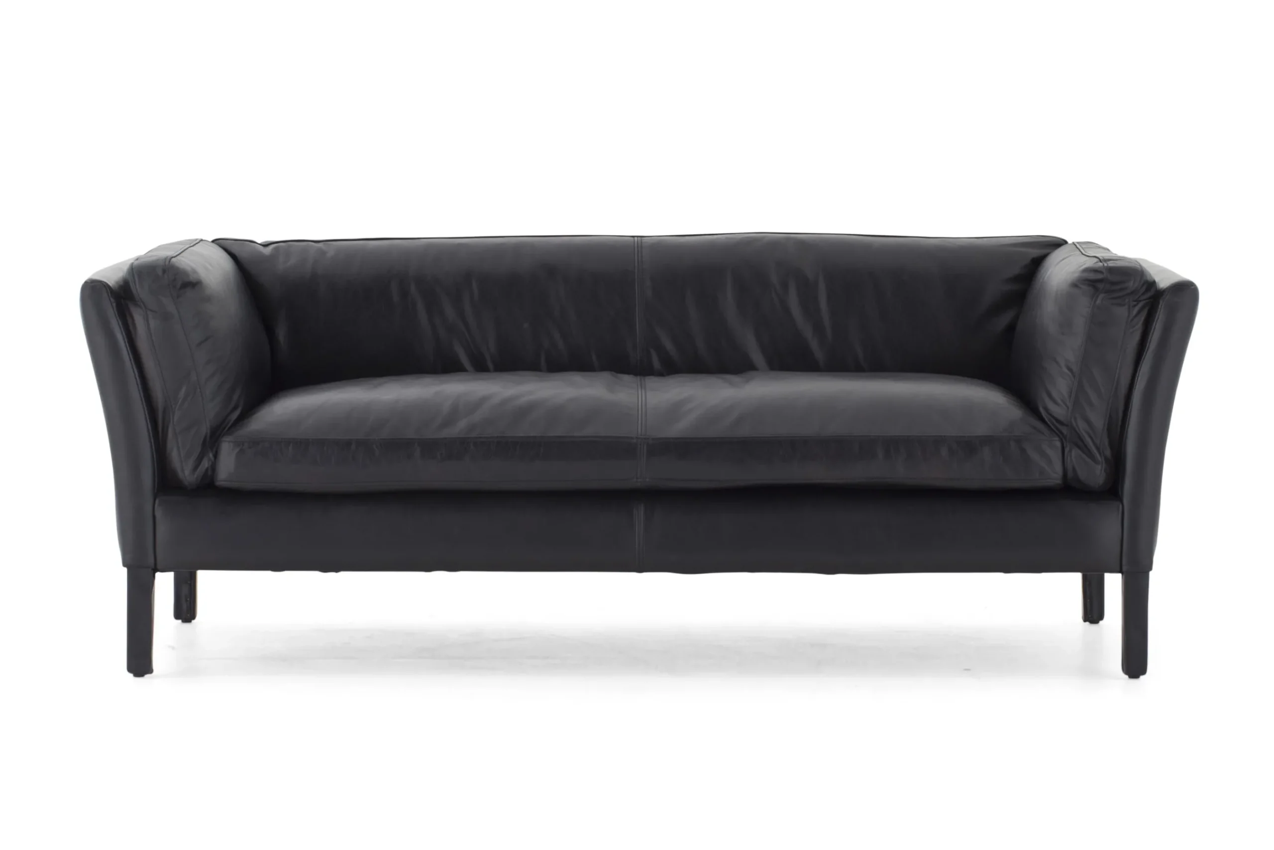 Flamant Bellamy, Bank, Zwart, Leer, 2,5-Zits