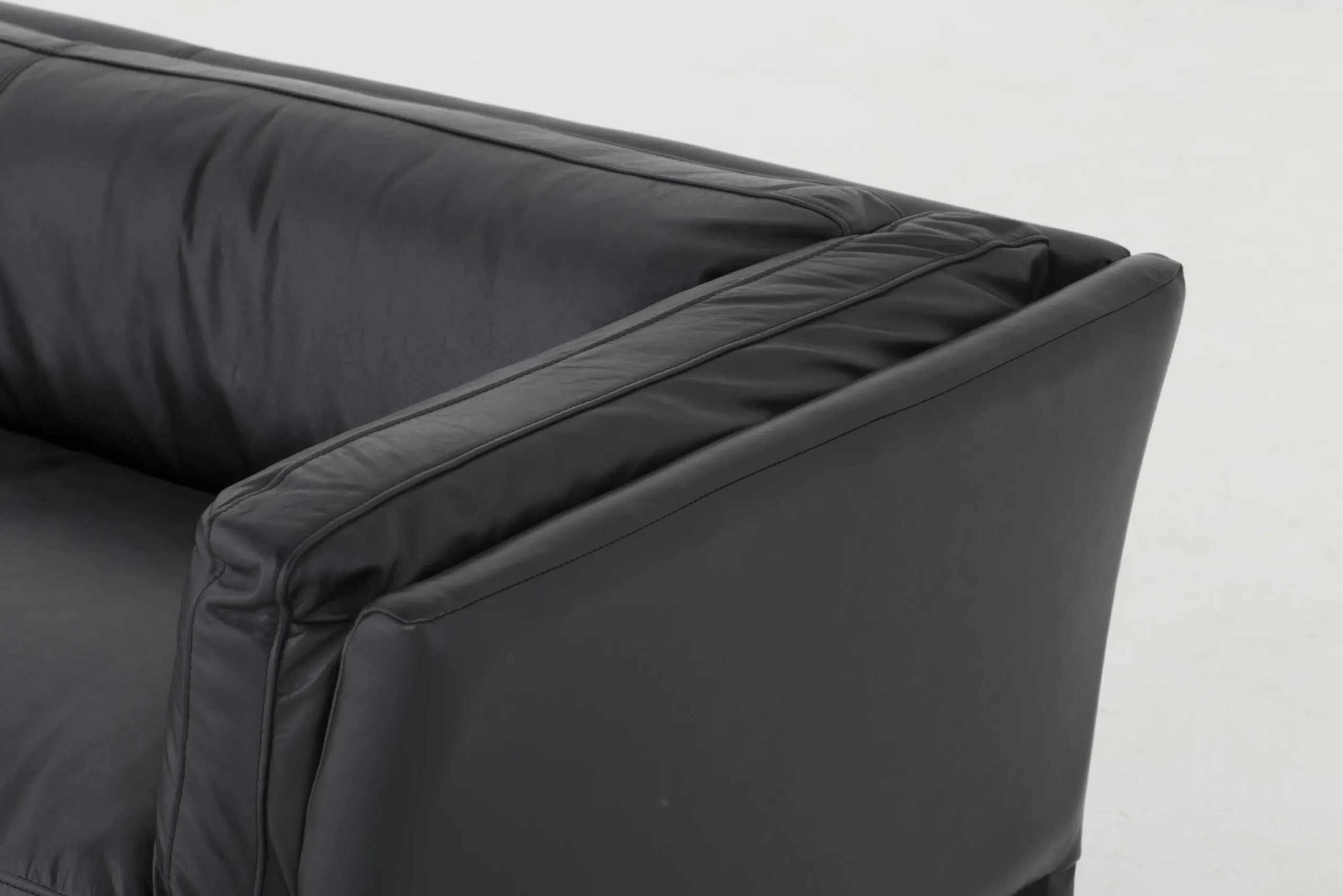 Flamant Bellamy, Bank, Zwart, Leer, 2,5-Zits