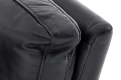 Flamant Bellamy, Bank, Zwart, Leer, 2,5-Zits