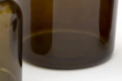 Flamant Berami, Kandelaar, Glas, Bruin, L