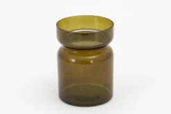 Flamant Berami, Kandelaar, Glas, Bruin, S