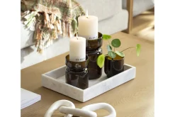 Flamant Berami, Kandelaar, Glas, Bruin, S