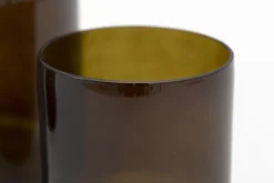 Flamant Berami, Theelichthouder, Glas, Bruin