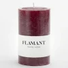 Flamant Beth, Kaars, Kleur Balmoral Rood, 7X11,5Cm