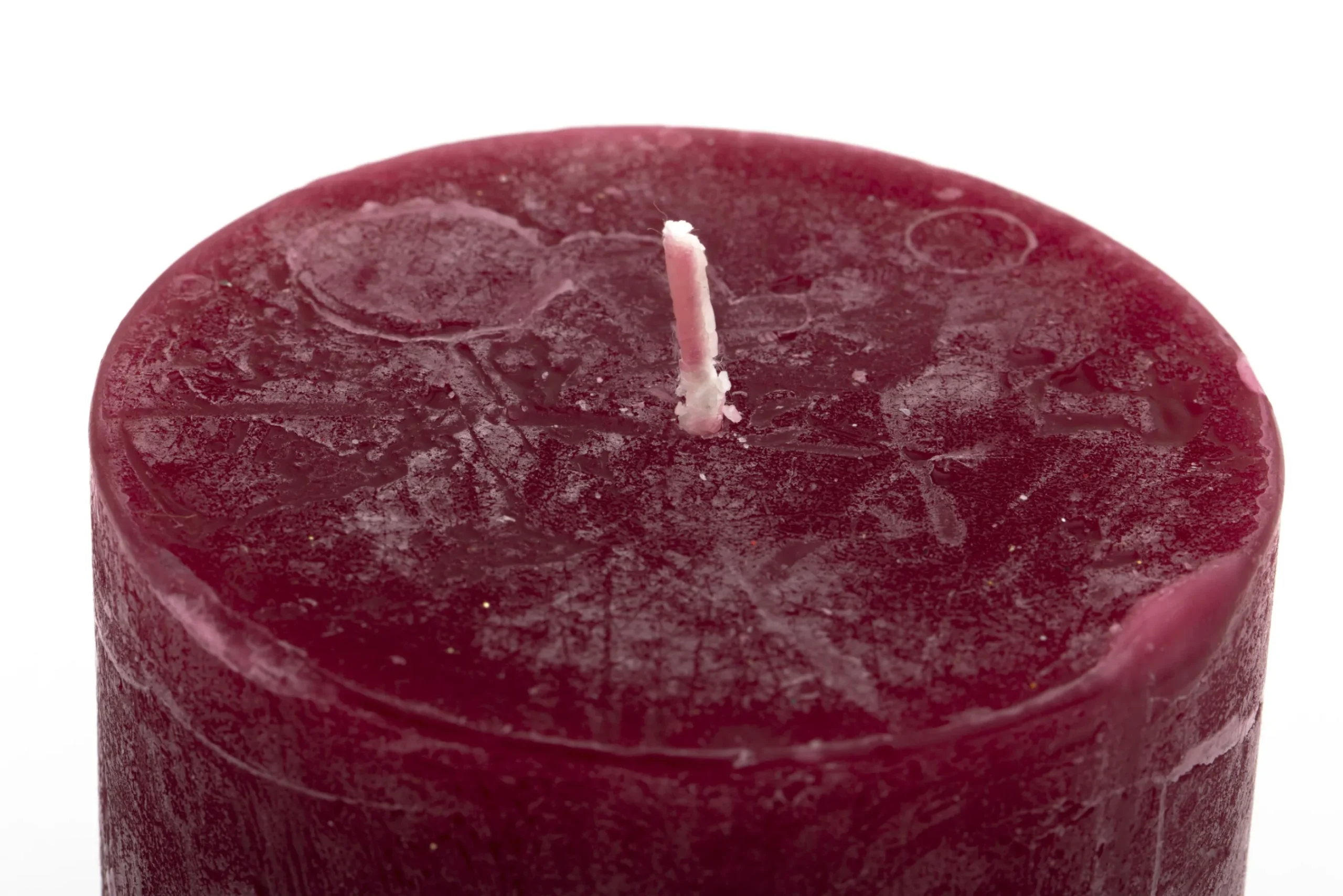 Flamant Beth, Kaars, Kleur Balmoral Rood, 7X15Cm