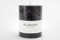 Flamant Beth, Kaars, Kleur Zwart, 9X11,5Cm
