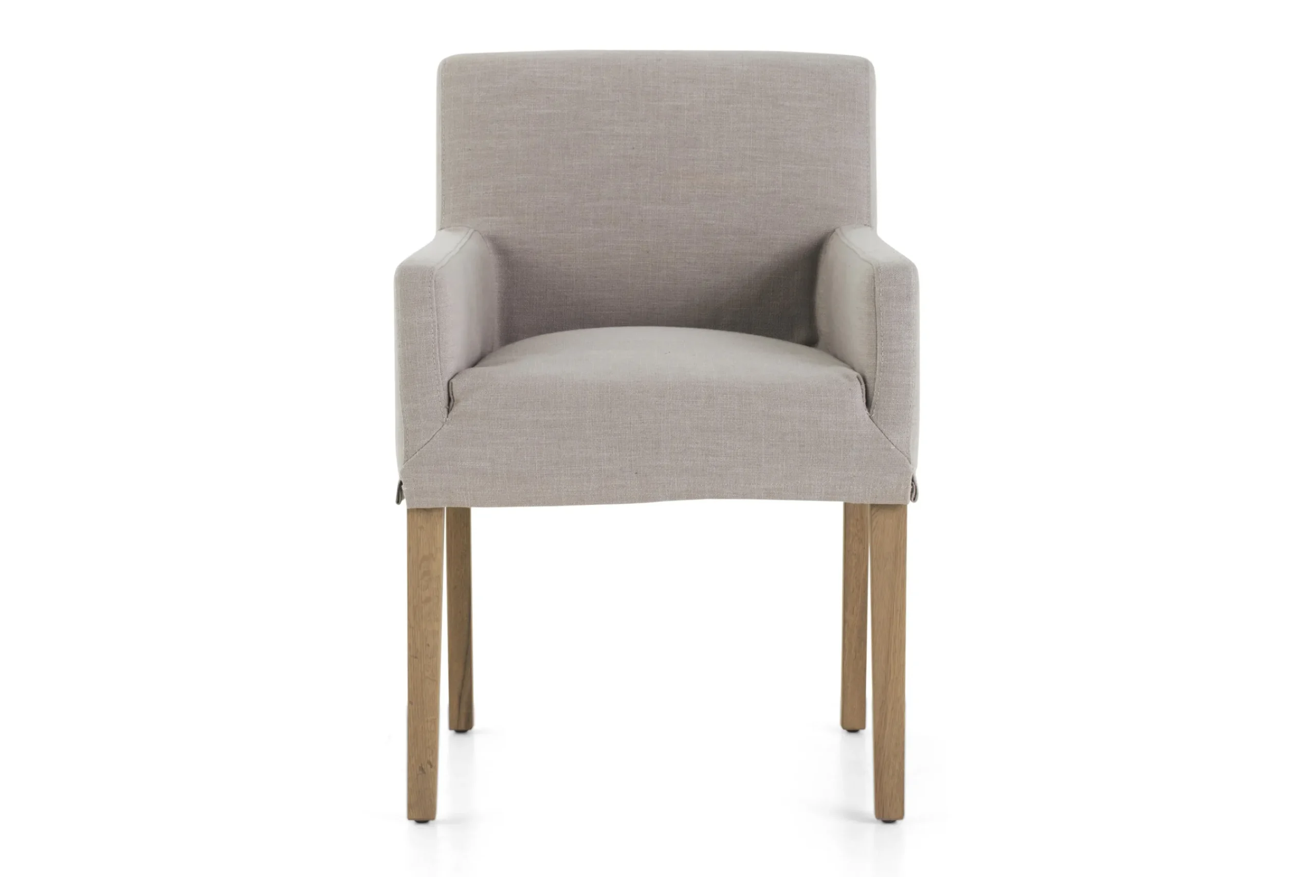 Flamant Billy, Fauteuil, Berken, Gebroken Wit Linnen