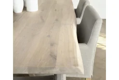 Flamant Billy, Fauteuil, Berken, Gebroken Wit Linnen