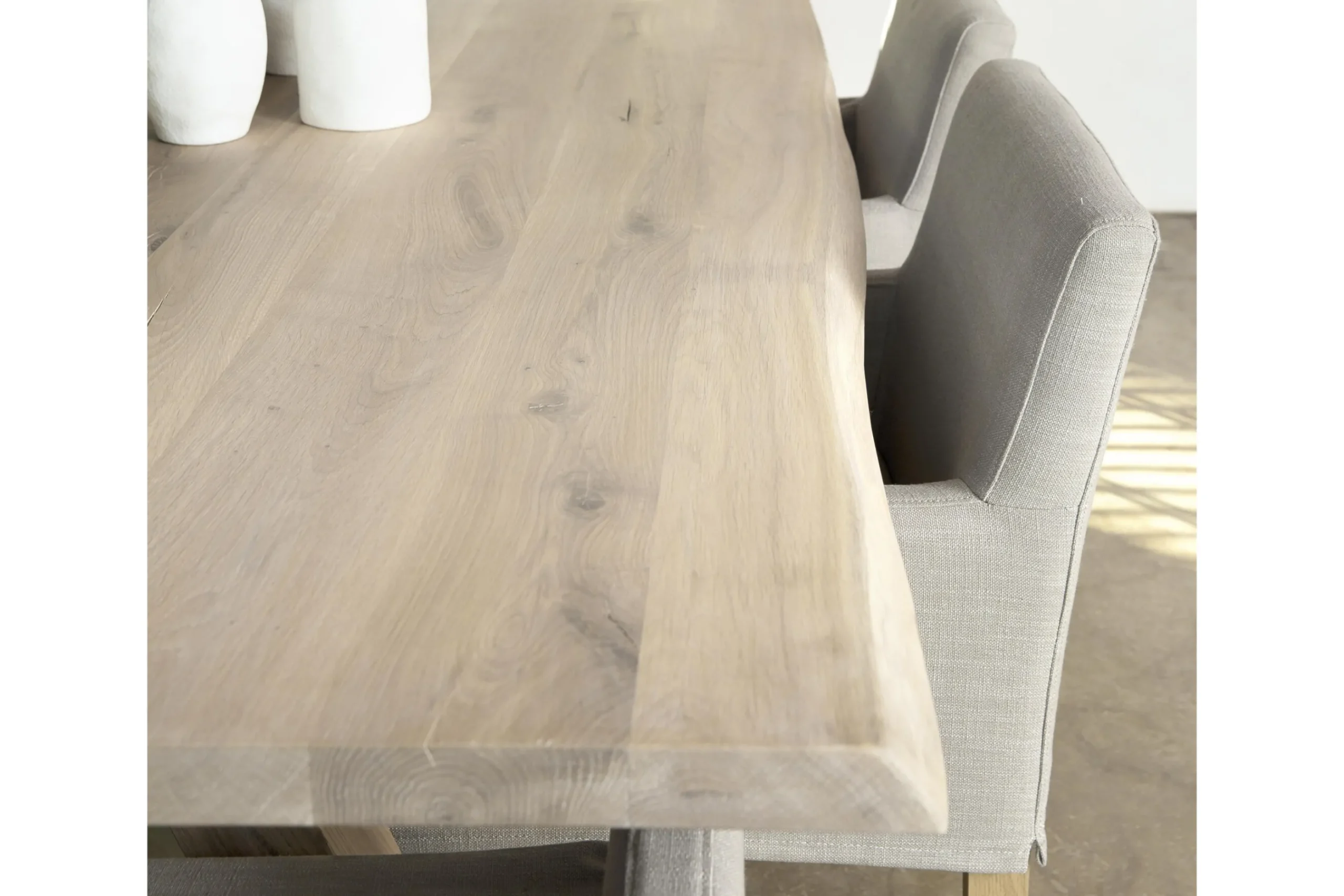 Flamant Billy, Fauteuil, Berken, Gebroken Wit Linnen