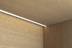 Flamant Bjorn, Boekenkast, Verweerd Eiken, Met Dimbare Led-Verlichting