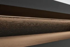 Flamant Bjorn, Dressoir, Zwart, 4 Deurs, Met Dimbare Led-Verlichting