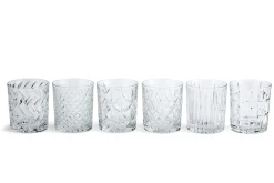 Flamant Bogart, Whiskyglas, Handgeslepen, Set Van 6