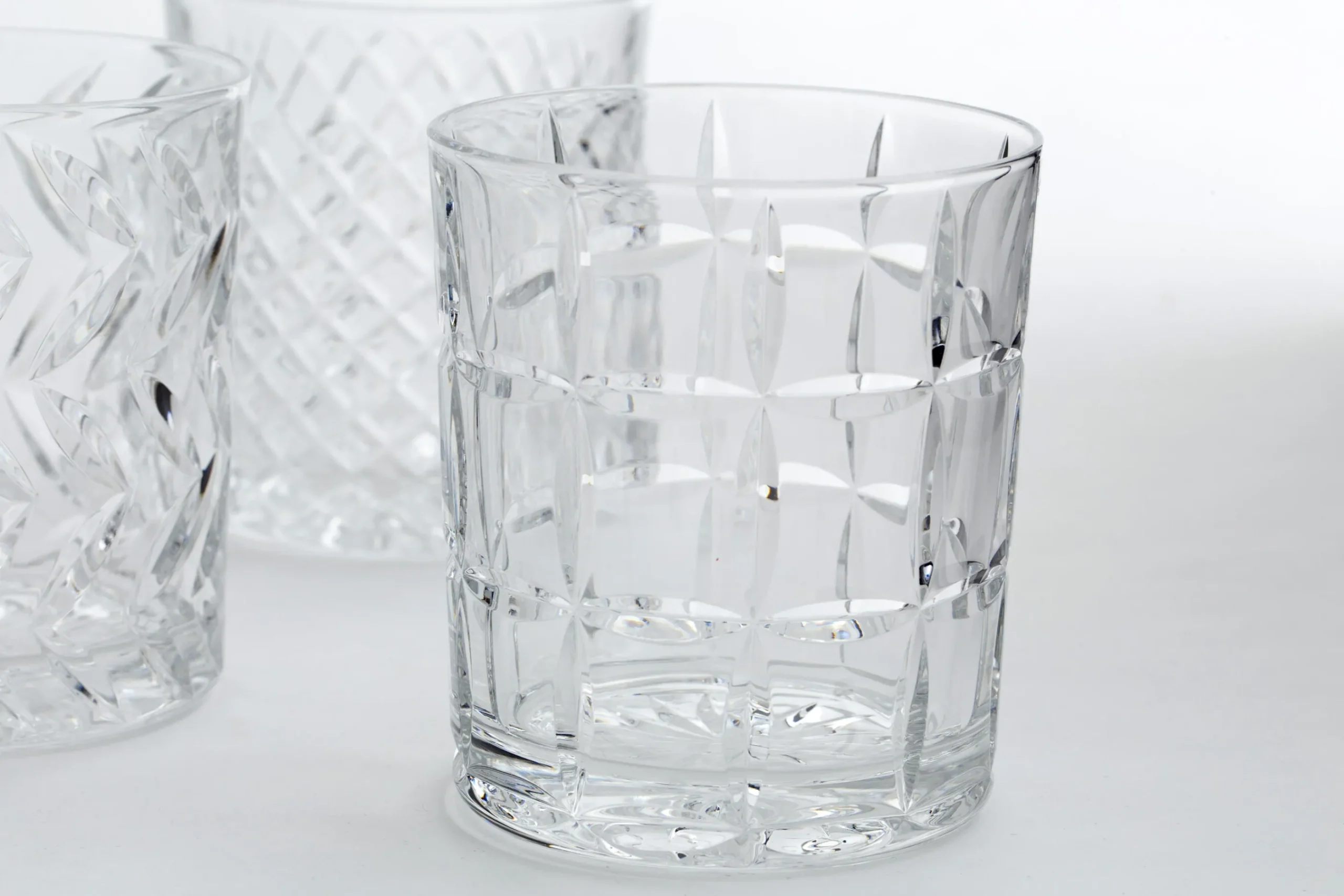 Flamant Bogart, Whiskyglas, Handgeslepen, Set Van 6