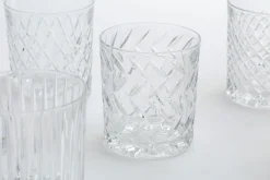 Flamant Bogart, Whiskyglas, Handgeslepen, Set Van 6