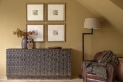 Flamant Bossa, Dressoir, 4 Deuren, Gesneden