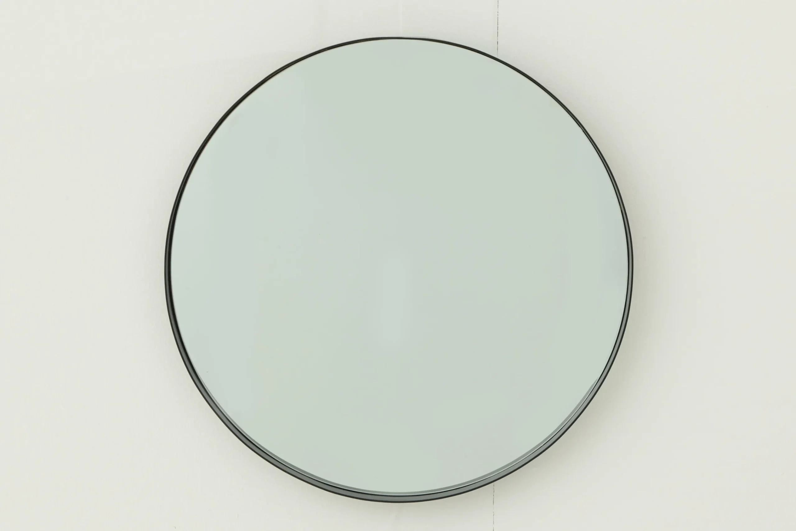 Flamant Bowery, Spiegel, Rond, Zwart