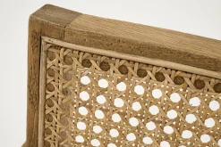 Flamant Bruno, Fauteuil, Eiken, Riet, Met Kussen