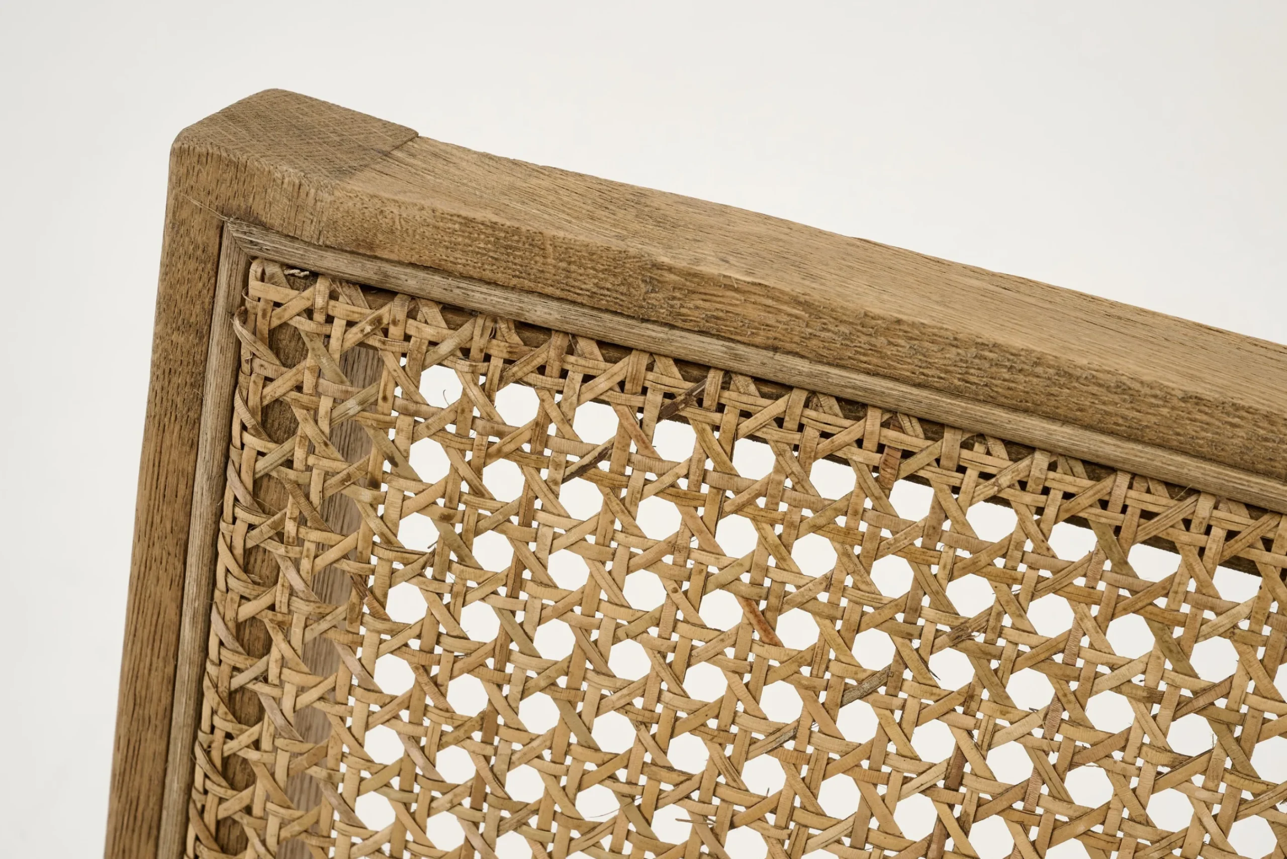 Flamant Bruno, Fauteuil, Eiken, Riet, Met Kussen