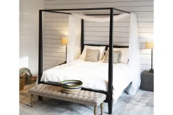 Flamant Cape Cod, Hemelbed, Zwart, 180 Cm