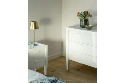 Flamant Cape Cod, Nachtkastje, Grenenhout, Wit