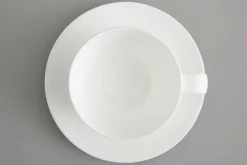 Flamant Cathy, Kop En Schotel, Porselein, Wit, 200 Ml