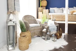 Flamant Charme, Lantaarn, Staal En Glas, Xl