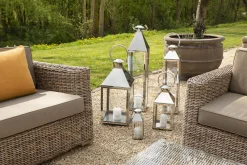 Flamant Charme, Lantaarn, Staal En Glas, Xl