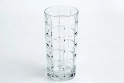 Flamant Chopin, Hoog Glas, Handgeslepen, Set Van 6