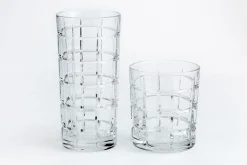 Flamant Chopin, Hoog Glas, Handgeslepen, Set Van 6