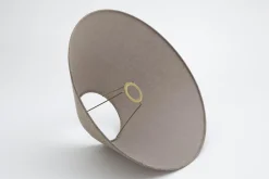 Flamant Circum, Lampenkap, Naturel En Grijs, Conisch, 45 Cm