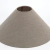 Flamant Circum, Lampenkap, Naturel En Grijs, Conisch, 30 Cm