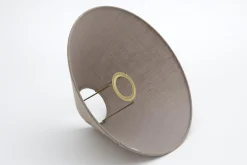 Flamant Circum, Lampenkap, Naturel En Grijs, Conisch, 30 Cm