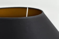 Flamant Circum, Lampenkap, Zwart En Goud, Conisch, 55 Cm