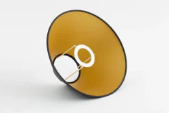 Flamant Circum, Lampenkap, Zwart En Goud, Conisch, 23 Cm