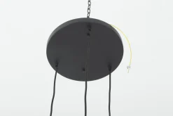 Flamant Cirino, Hanglamp, Zwart, 3 Lampenkappen