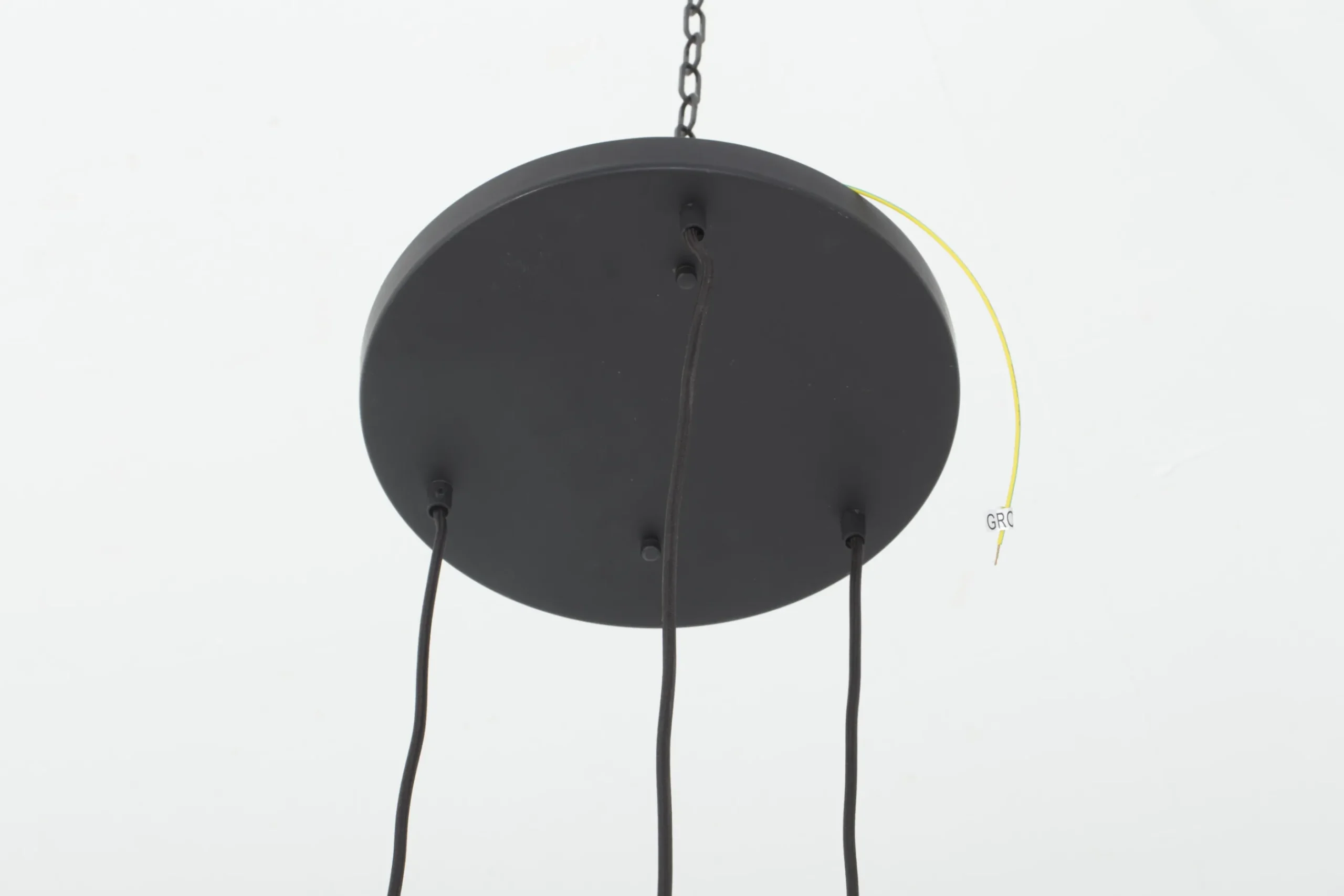 Flamant Cirino, Hanglamp, Zwart, 3 Lampenkappen