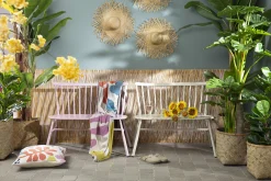 Flamant Claire, Tuinbank, Retro Wit